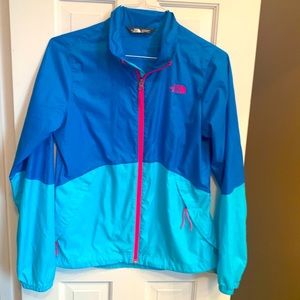 North Face color-block windbreaker